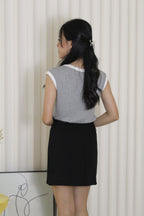 Kesha Block Color Top (Brown)