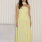 Yurika Tube Flare Maxi Dress (Yellow)
