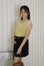 Kesha Block Color Top (Brown)