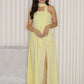 Yurika Tube Flare Maxi Dress (Yellow)