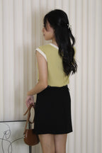 Kesha Block Color Top (Brown)