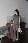 Wynter Two Piece Pants Set (Grey)