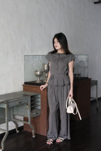 Wynter Two Piece Pants Set (Grey)