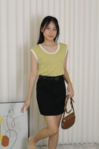 Kesha Block Color Top (Brown)