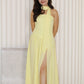 Yurika Tube Flare Maxi Dress (Yellow)