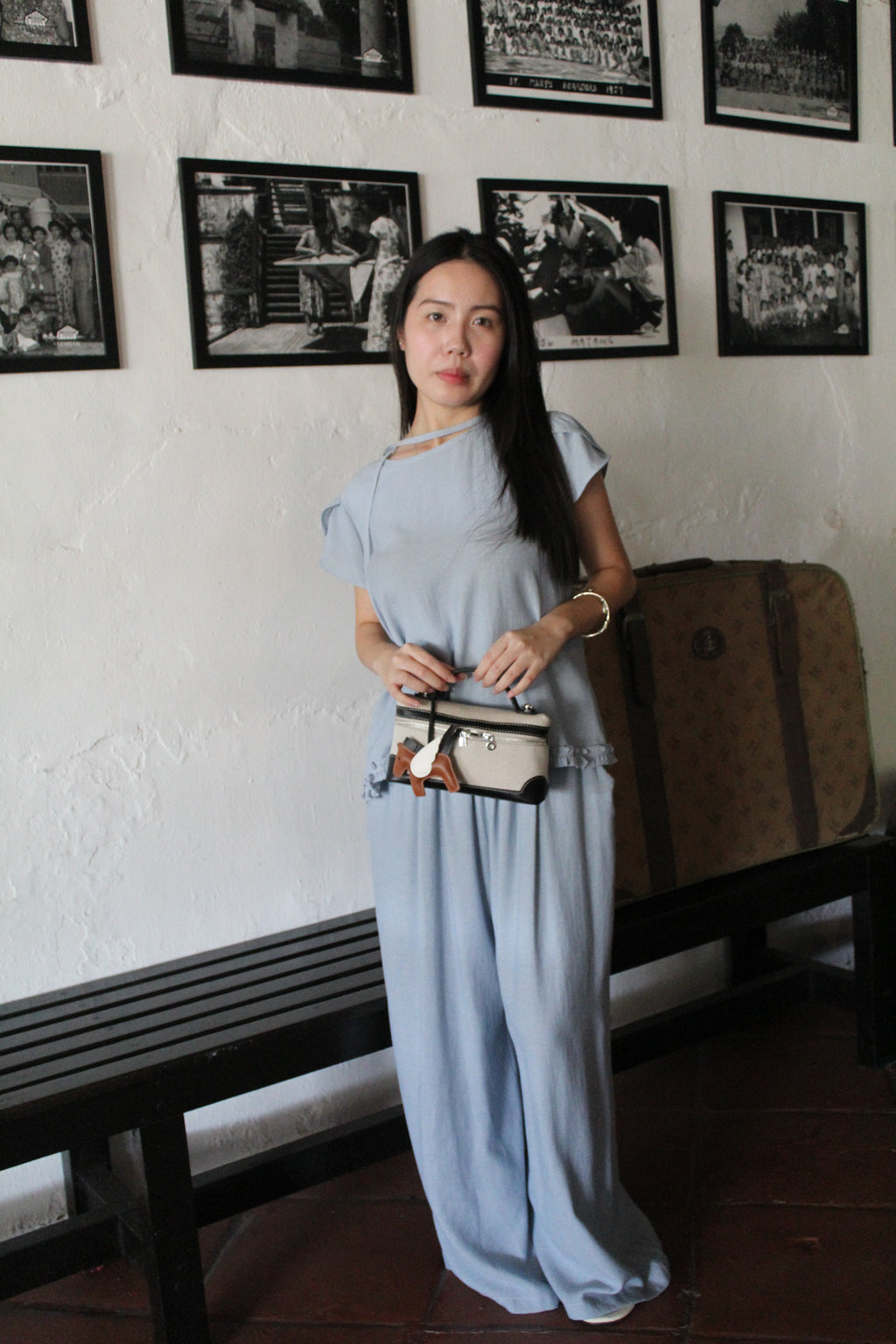 Wynter Two Piece Pants Set (Grey)