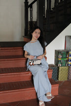 Wynter Two Piece Pants Set (Grey)