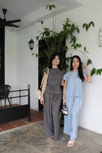 Wynter Two Piece Pants Set (Grey)