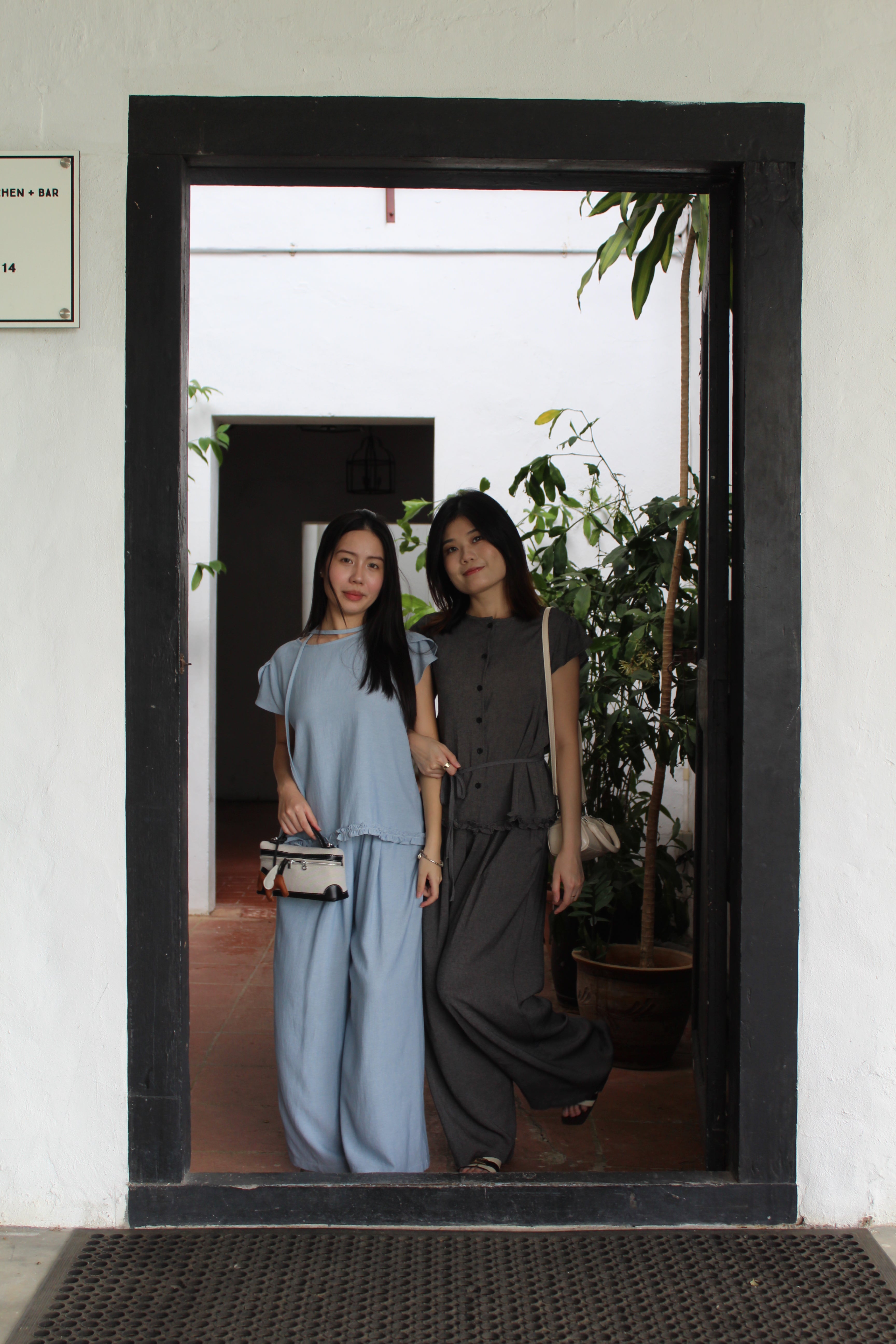 Wynter Two Piece Pants Set (Grey)
