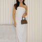 Fiorella Tube Maxi Dress (White)