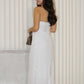 Fiorella Tube Maxi Dress (White)