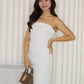 Fiorella Tube Maxi Dress (White)