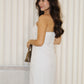 Fiorella Tube Maxi Dress (White)