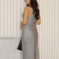 Saisha Halter Maxi Dress (Grey)