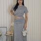Sofea Casual Two Piece Set (Black)