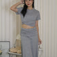 Sofea Casual Two Piece Set (Black)
