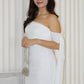 Jennisa Mesh Maxi Dress (White)