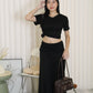 Sofea Casual Two Piece Set (Black)