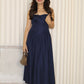 Caitlyn Flare Midaxi Dress (Blue)