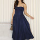 Caitlyn Flare Midaxi Dress (Blue)