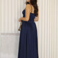 Caitlyn Flare Midaxi Dress (Blue)