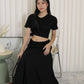 Sofea Casual Two Piece Set (Black)