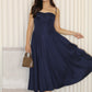 Caitlyn Flare Midaxi Dress (Blue)