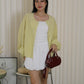 Lena Puffy Mini Skirt (Blue)