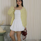 Lena Puffy Mini Skirt (Blue)