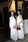 Zoe Cami Two Piece Skirt Set (White)