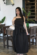 Zoe Cami Two Piece Skirt Set (Black)