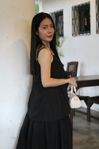 Zoe Cami Two Piece Skirt Set (Black)
