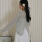 MaryAnn Sheer Knit Top (Green)