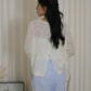 MaryAnn Sheer Knit Top (Pink)
