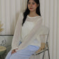 MaryAnn Sheer Knit Top (Green)