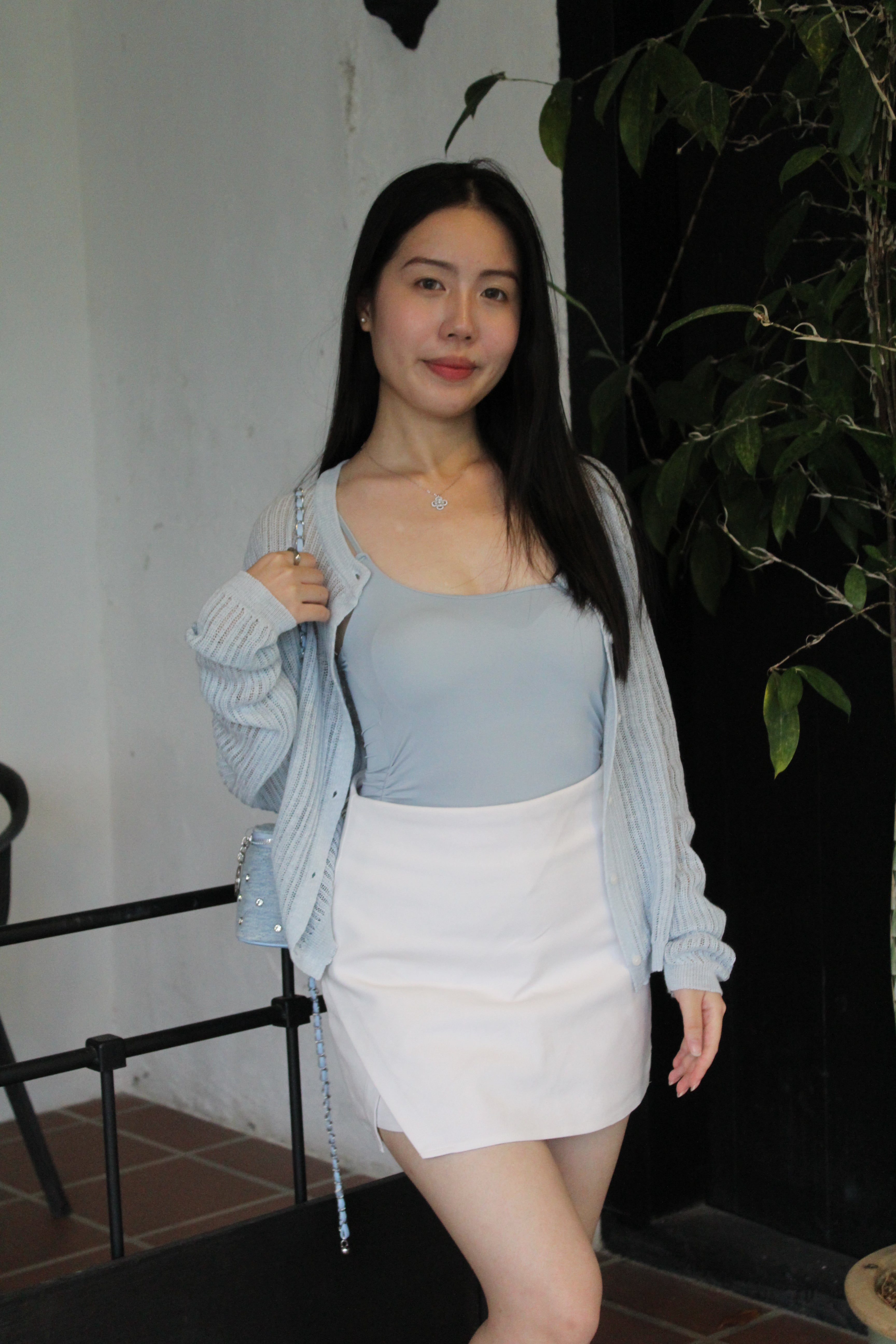 Tiana Silk Padded Top (Black)
