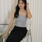 Channie Padded Tube Top (Cream)