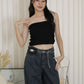 Channie Padded Tube Top (Cream)