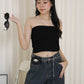 Channie Padded Tube Top (Cream)