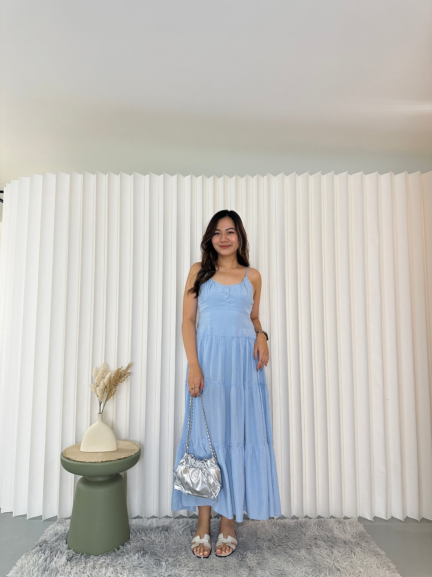 Regina Midaxi Dress (Blue)