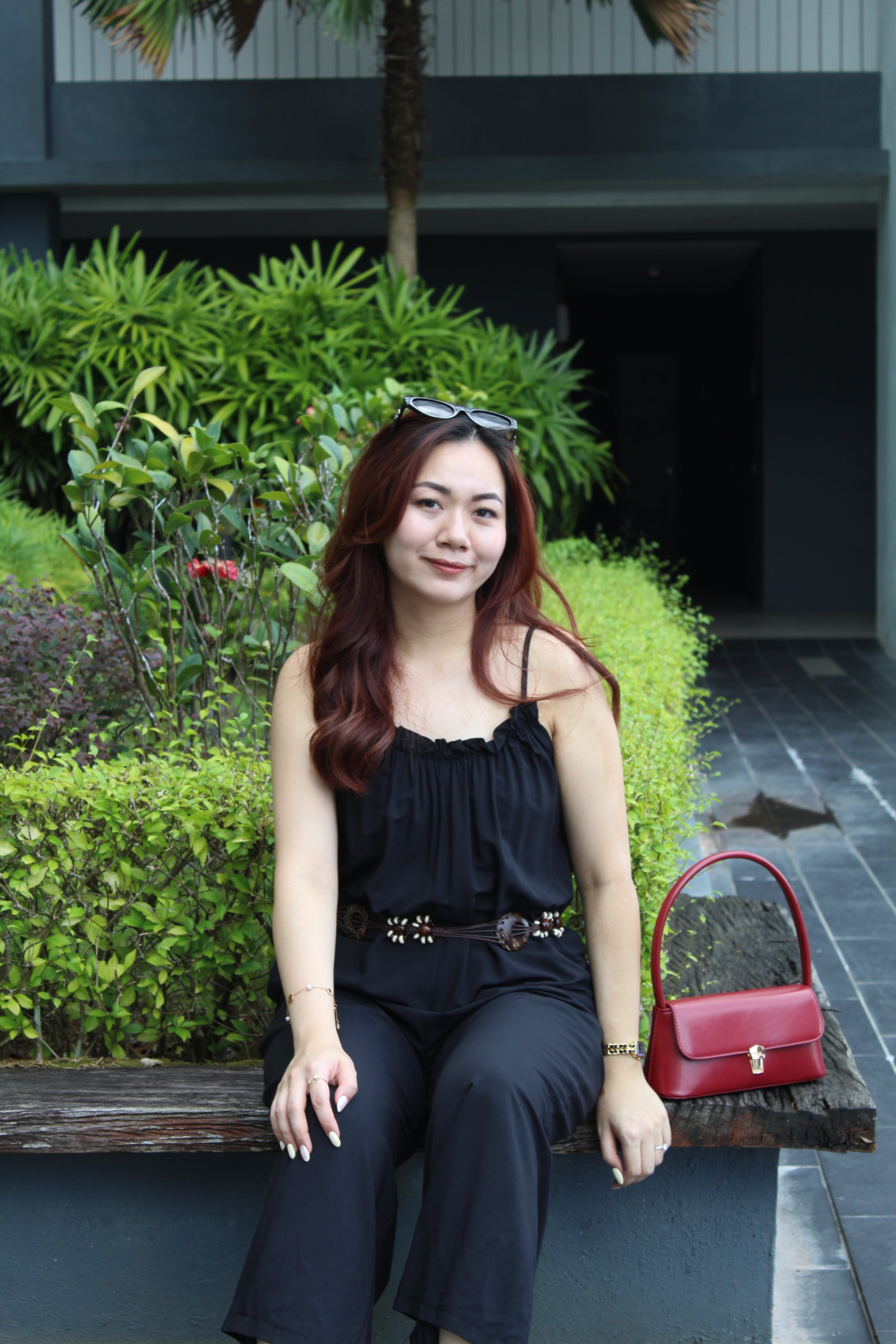 Roman Cami Jumpsuit (Black)