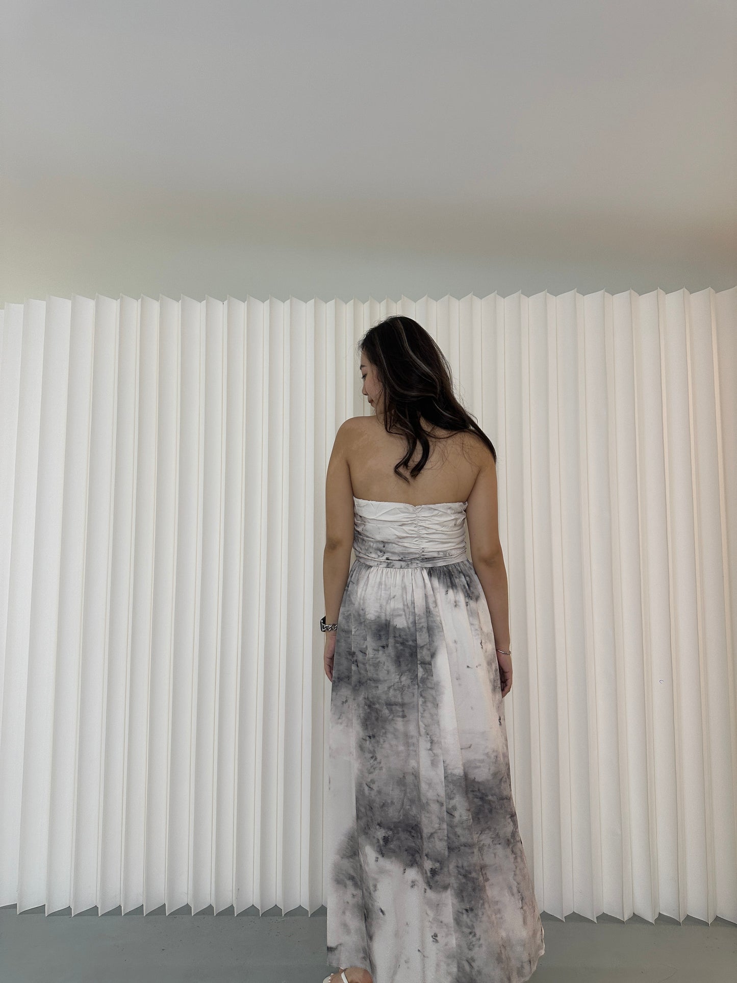 Darla Tie Dye Tube Maxi Dress