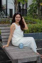 Allison Casual Two Piece Pants Set (Black)