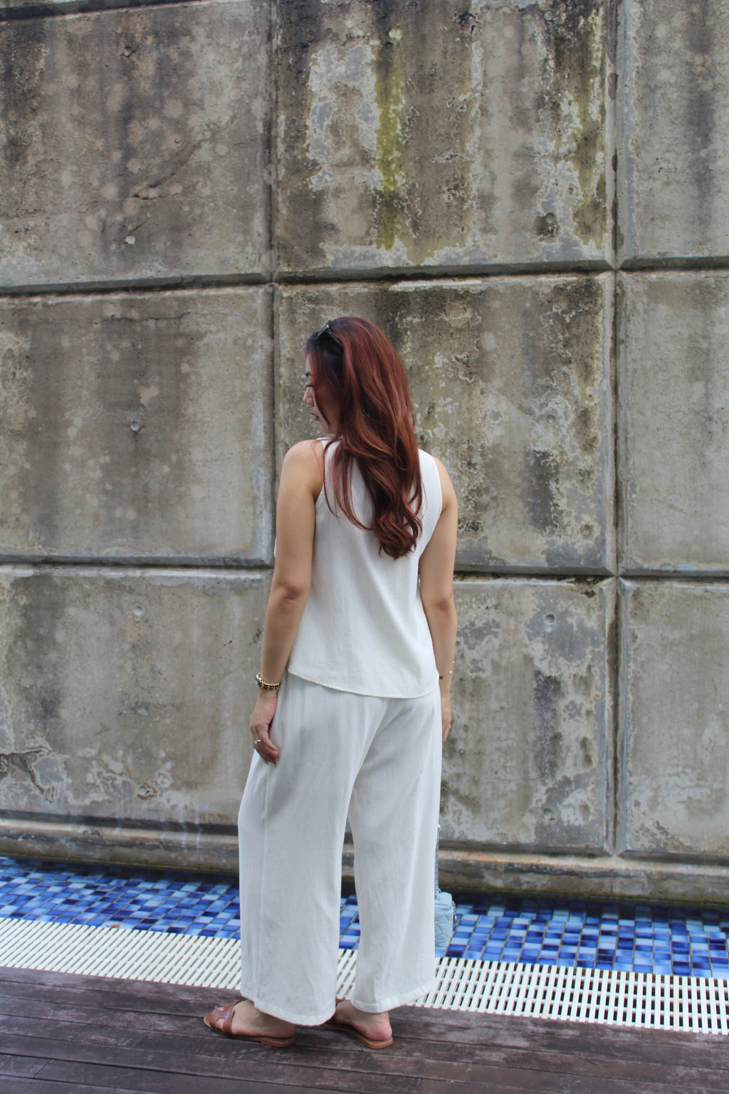 Allison Casual Two Piece Pants Set (Black)
