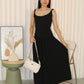 Zinnia Cotton Maxi Dress (Grey)