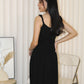 Zinnia Cotton Maxi Dress (Grey)