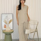 Jane Vest Pants Two Piece Set (Cream)