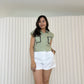 Ashley Button Up Shirt (Green)