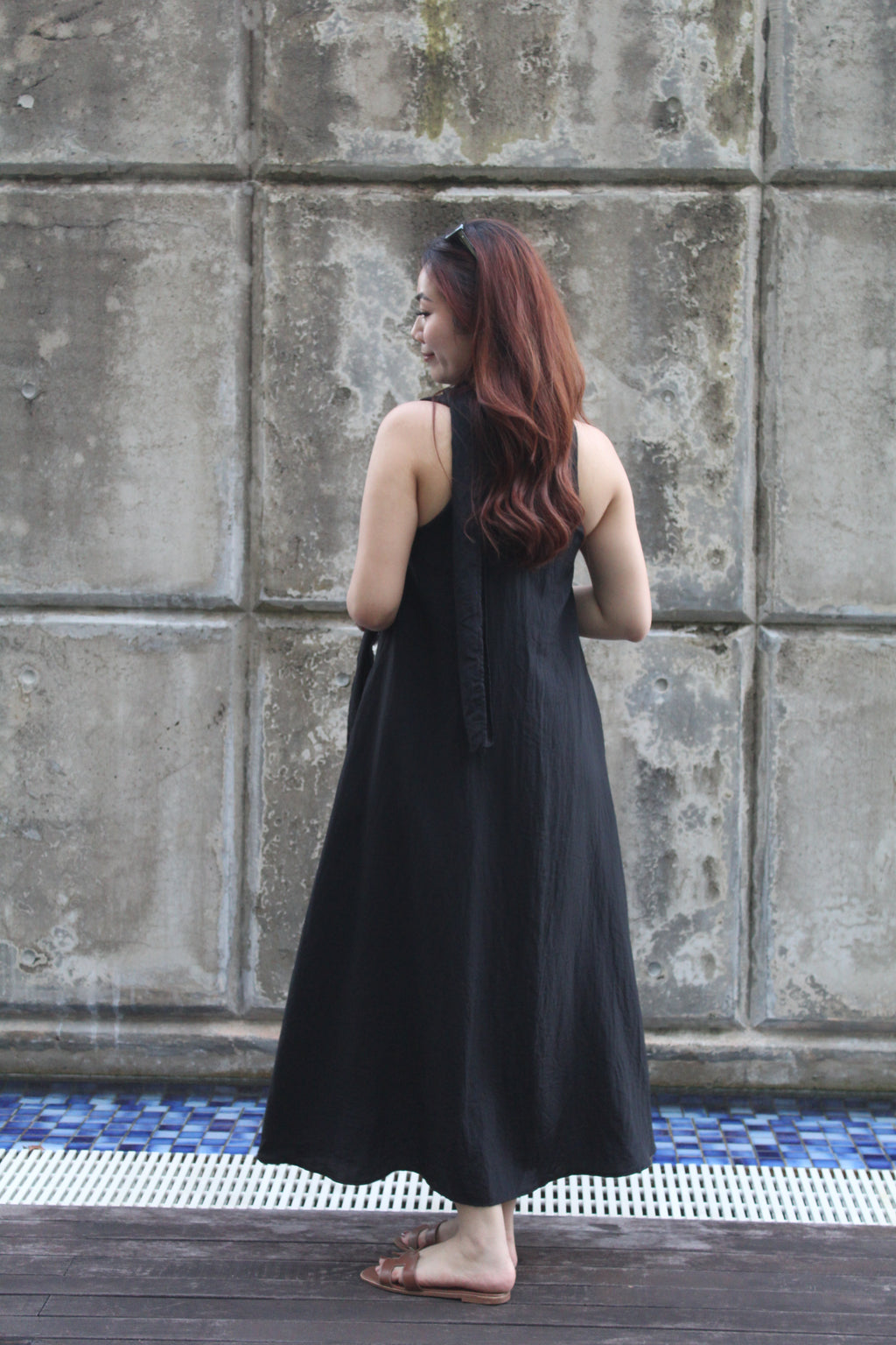 June Flare Maxi Dress (Cream)