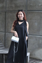June Flare Maxi Dress (Cream)